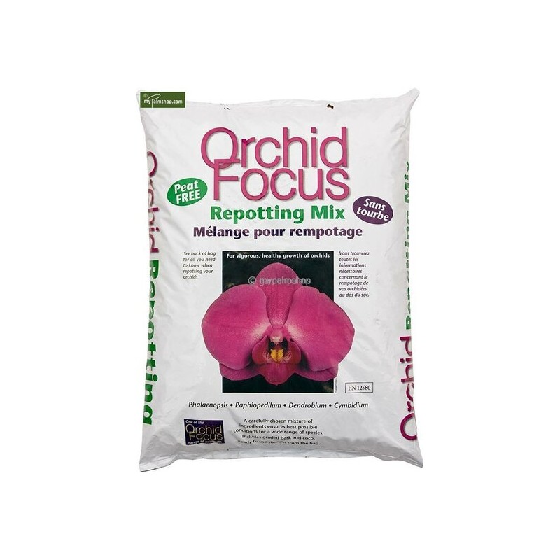 Pots et accessoires - mélange de rempotage orchid focus 8 ltr
