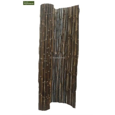 Canisse en lattes de bambou noir 100cm x 180cm