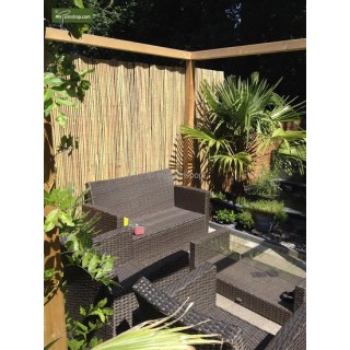 Canisse en lattes de bambou 150 x 180 cm