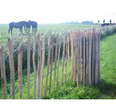 Rails de clôture en châtaignier - 60 cm x 460 cm