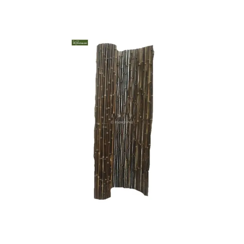 Canisse en lattes de bambou noir 150cm x 180cm