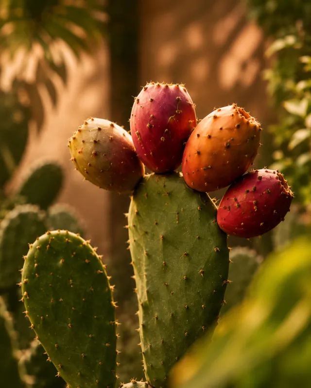 🌵 Des couleurs qui sentent bon le soleil… ✨ Les figues de Barbarie dévoilent leurs nuances flamboyantes, du rose profon…